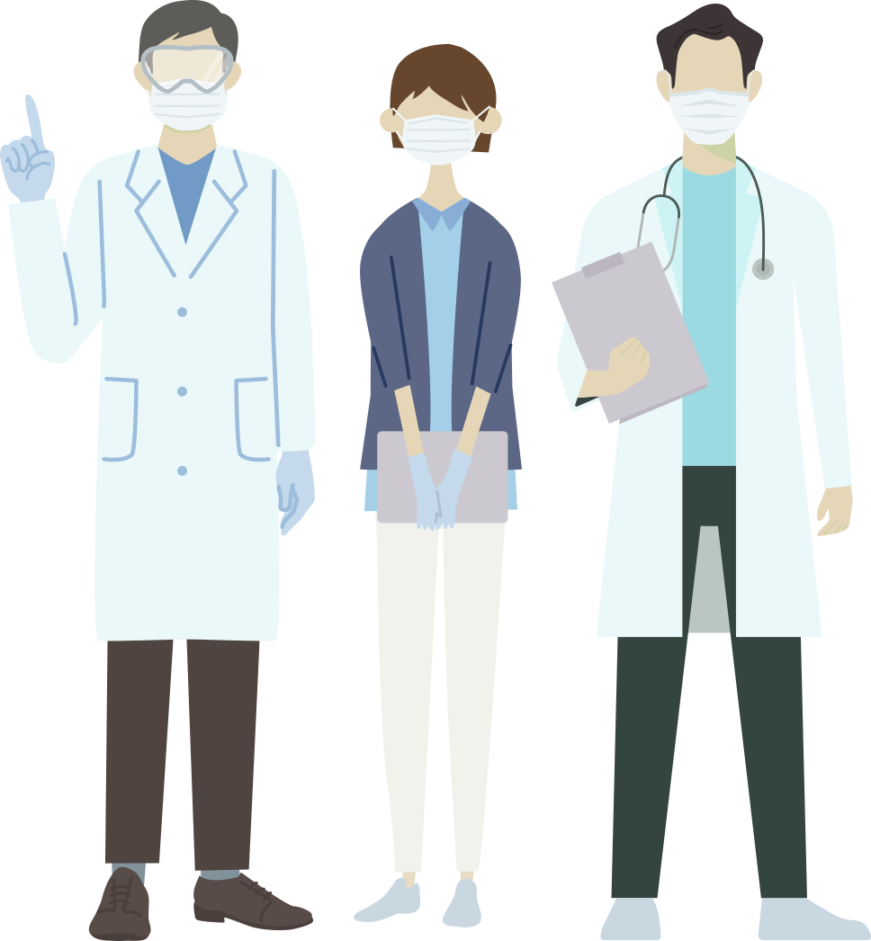 Medical staff illustration